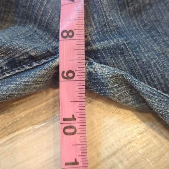 I&M Jeans Women's Size 9 Cotton Stretch Denim Faded Straight‎ Leg - Picture 7 of 12